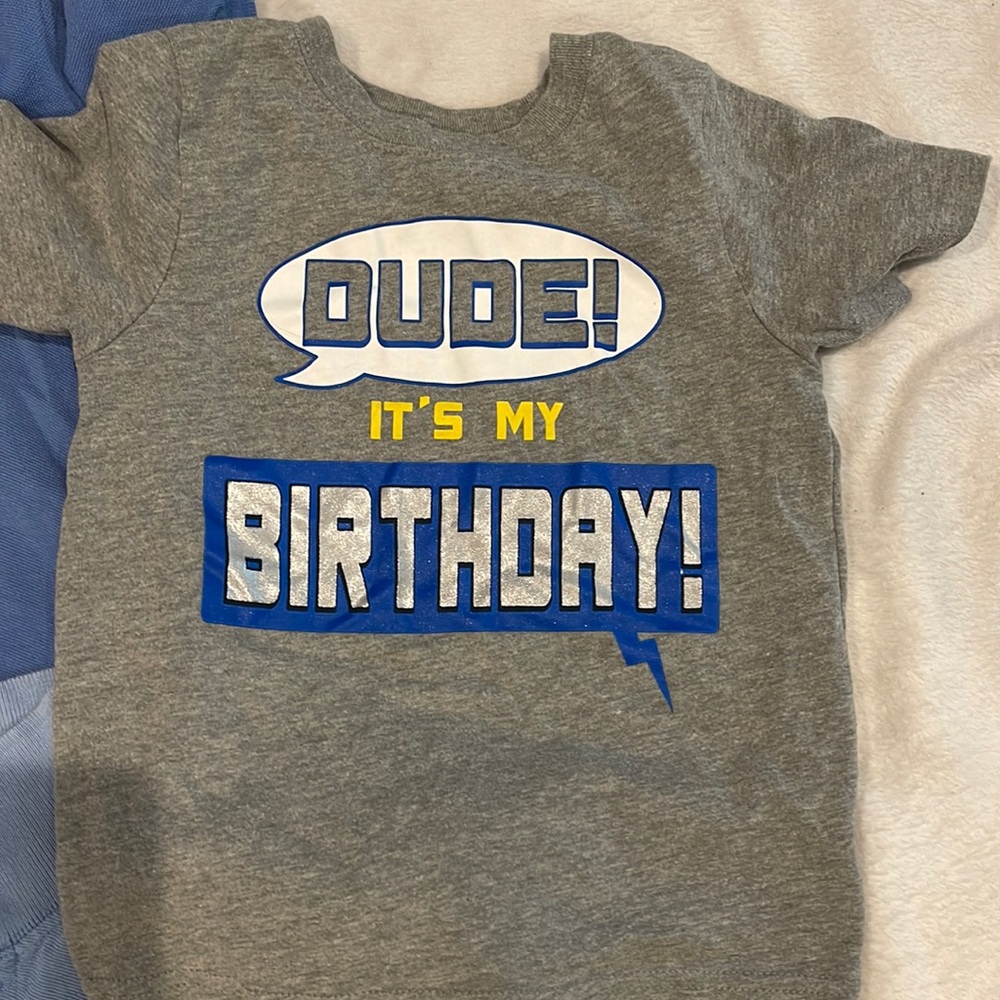 Boys birthday T-shirt size 3 t